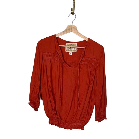 Chelsea & Violet Tops - Chelsea & Violet Women’s Bohemian 3/4 Sleeves Blouse Size Small